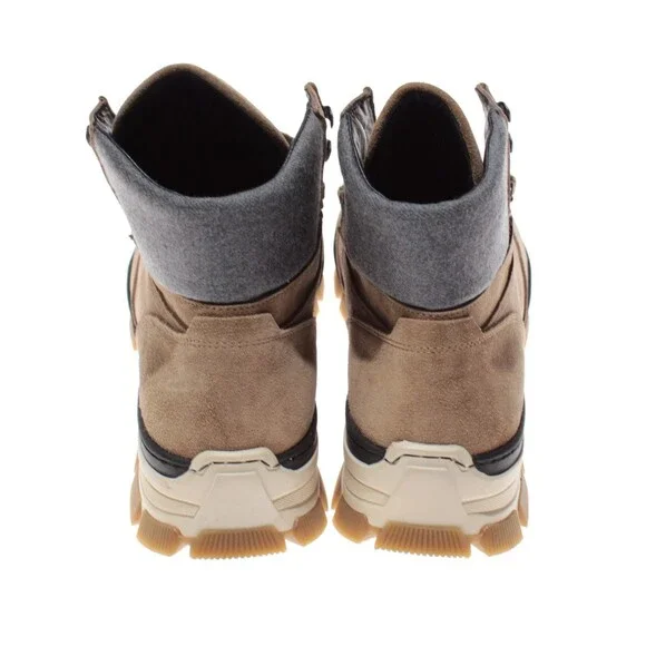 Di Bianco NWB Livigno Suede Hiking Boots Size 43.5 US 10.5 Fontanella Oslo Brown